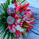 a tropical bridal bouquet